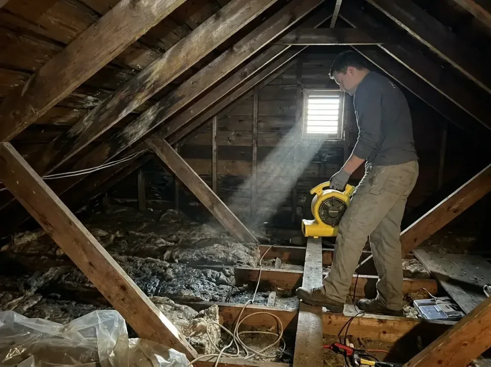 attic-water-damage-drying-proc-007 — frequently asked questions, Emergency Water Extraction & 24/7 Flood Response in Mount W…